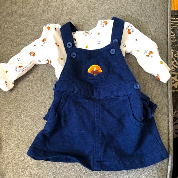 Carters thanksgiving dress set - Picture 1 of 2